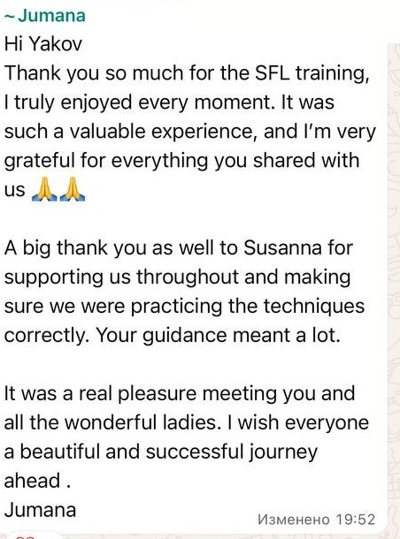Student review — Jumana